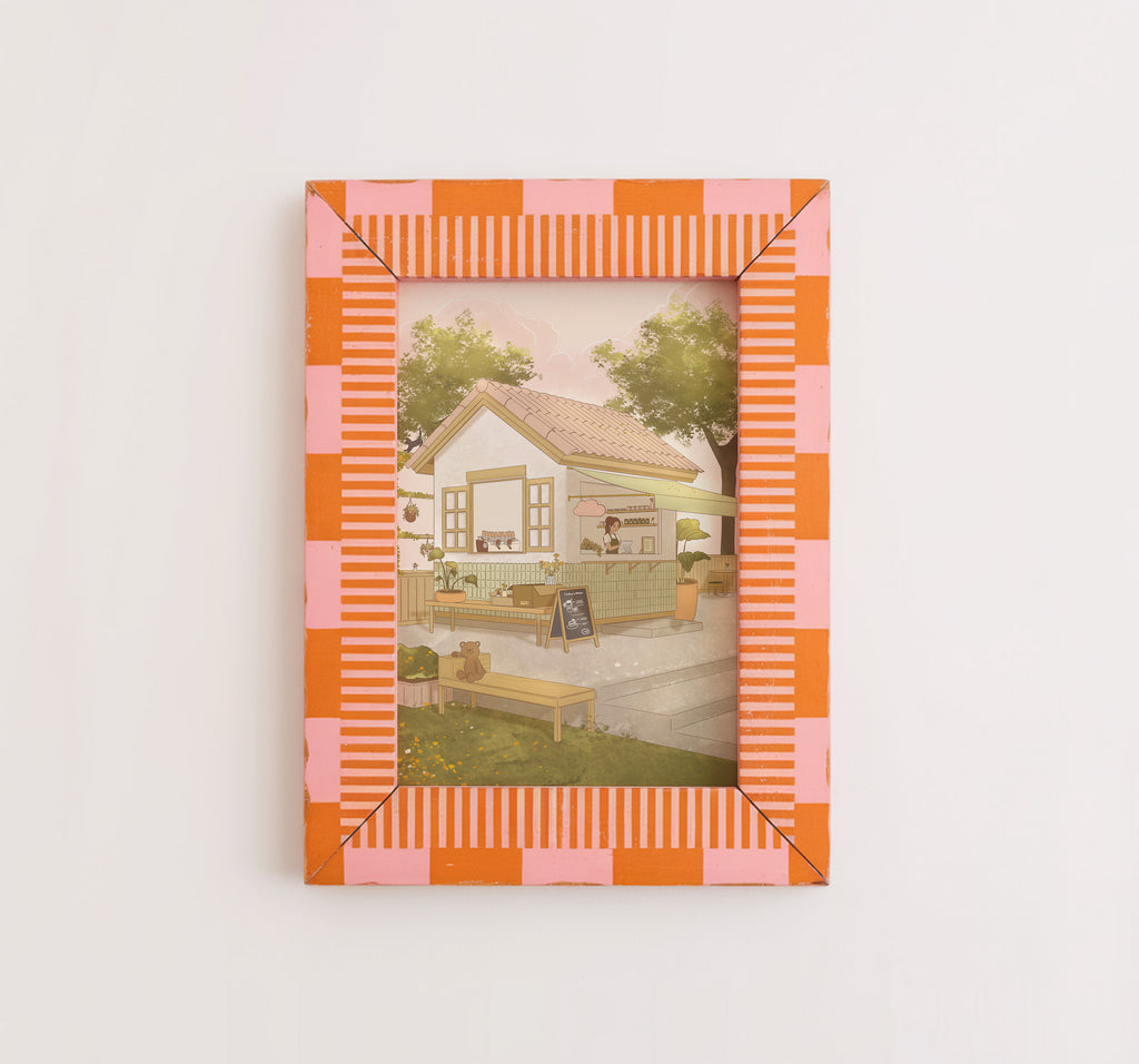 Cafe Cottage Mini Print