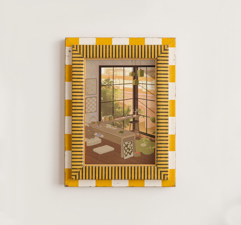 Cozy Study Corner Mini Print