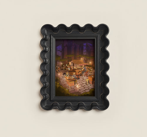 Delicious in Senshi's Stall Mini Print