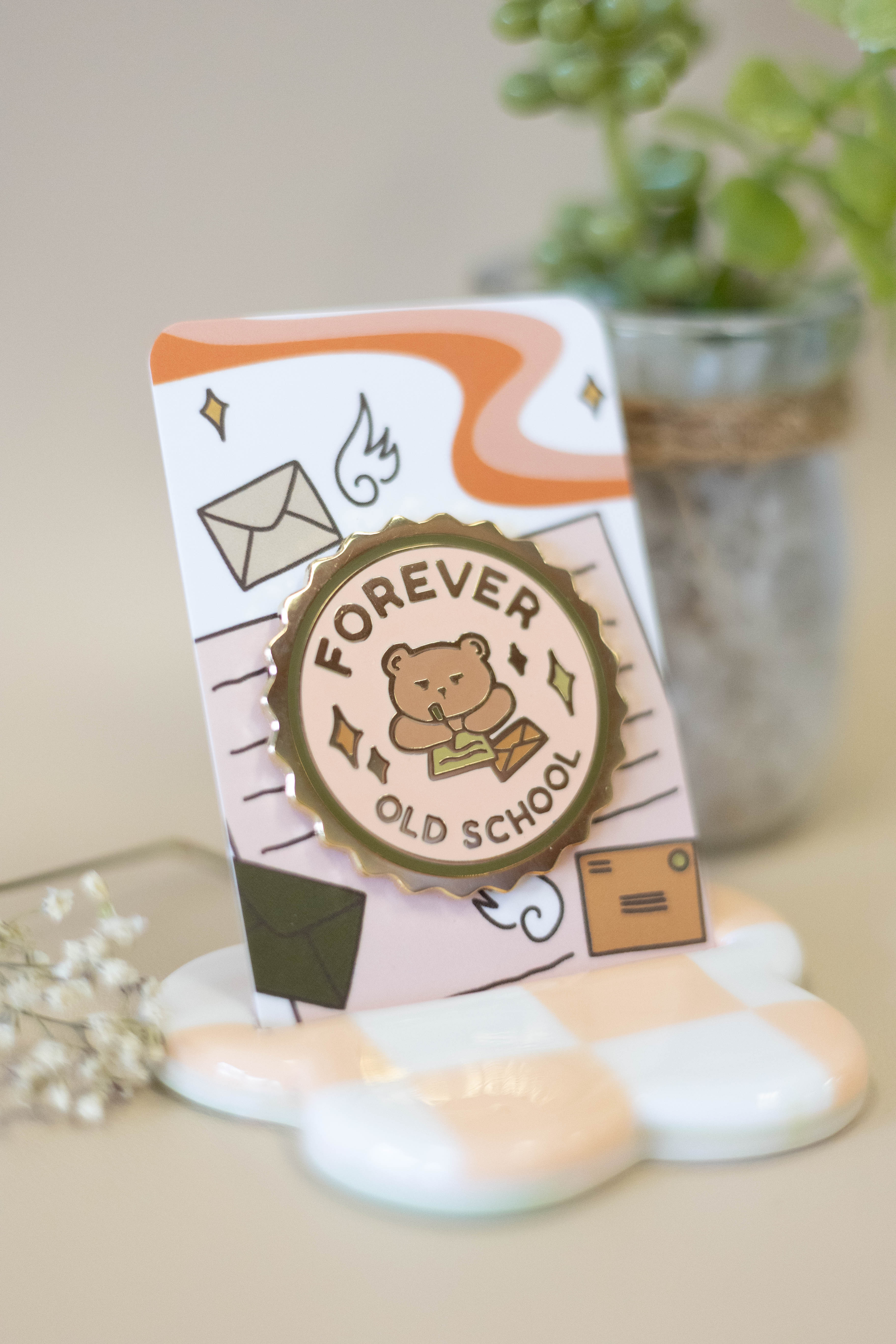 Forever Old School Pin