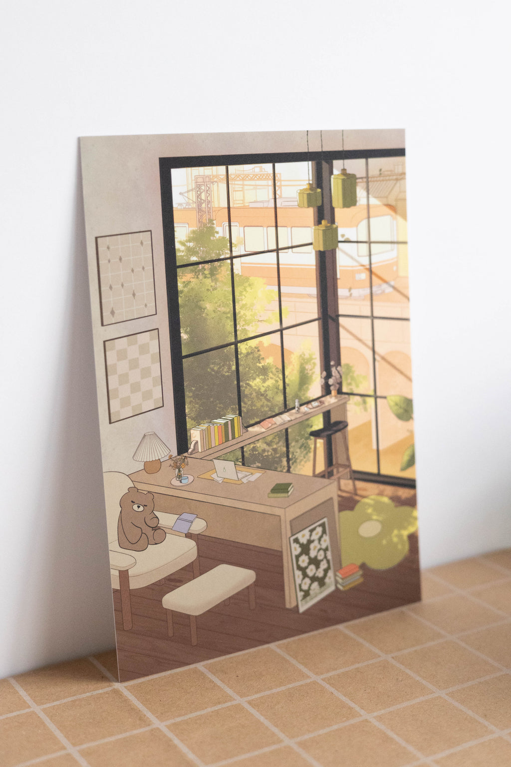 Cozy Study Corner Mini Print