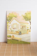 Cafe Cottage Mini Print