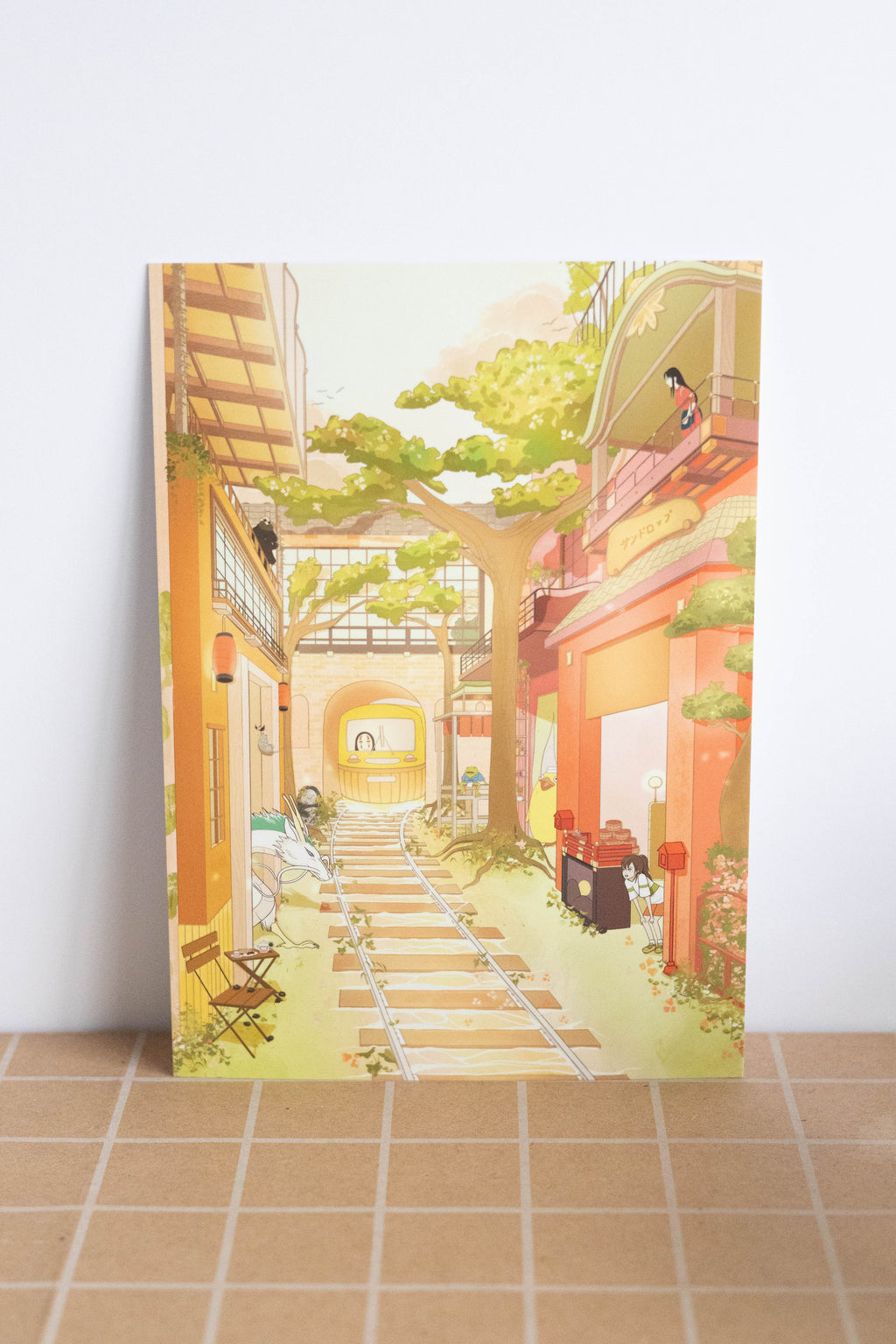 Spirited Train Mini Print