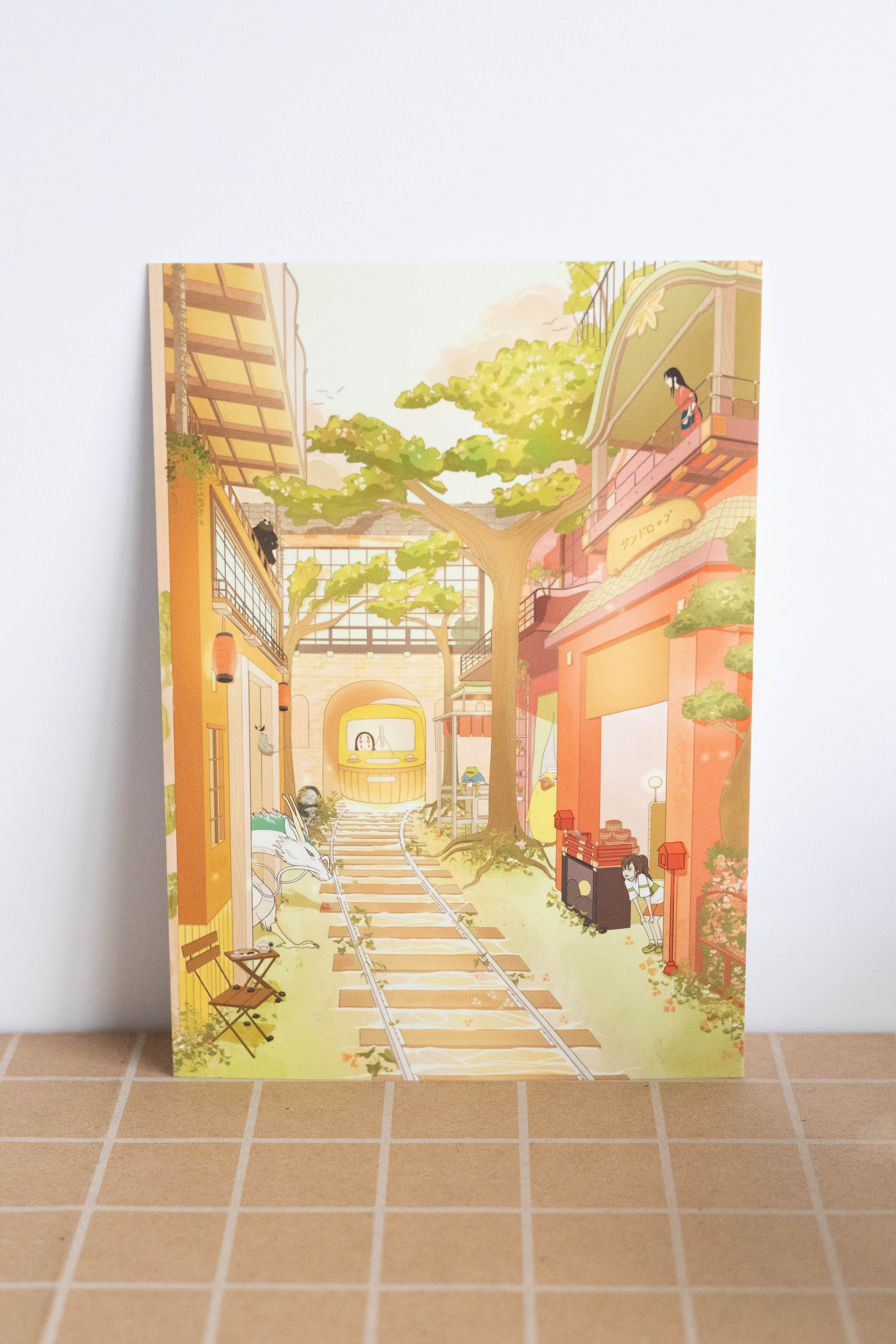 Spirited Train Mini Print