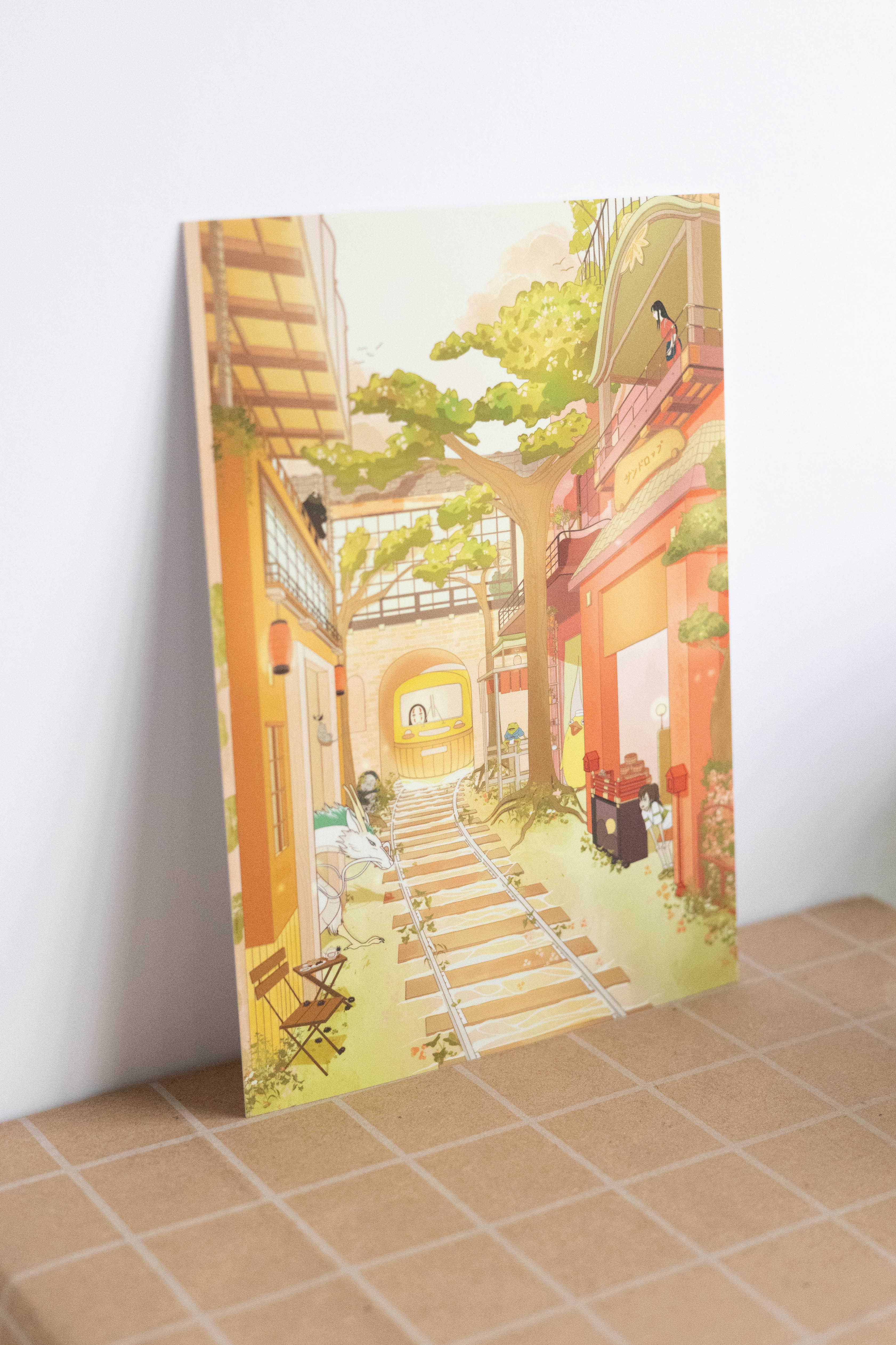 Spirited Train Mini Print