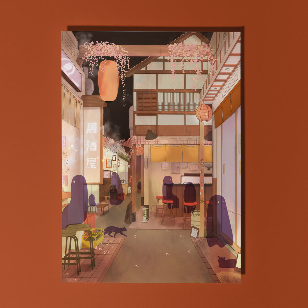 Ghostie Gai Mini Print