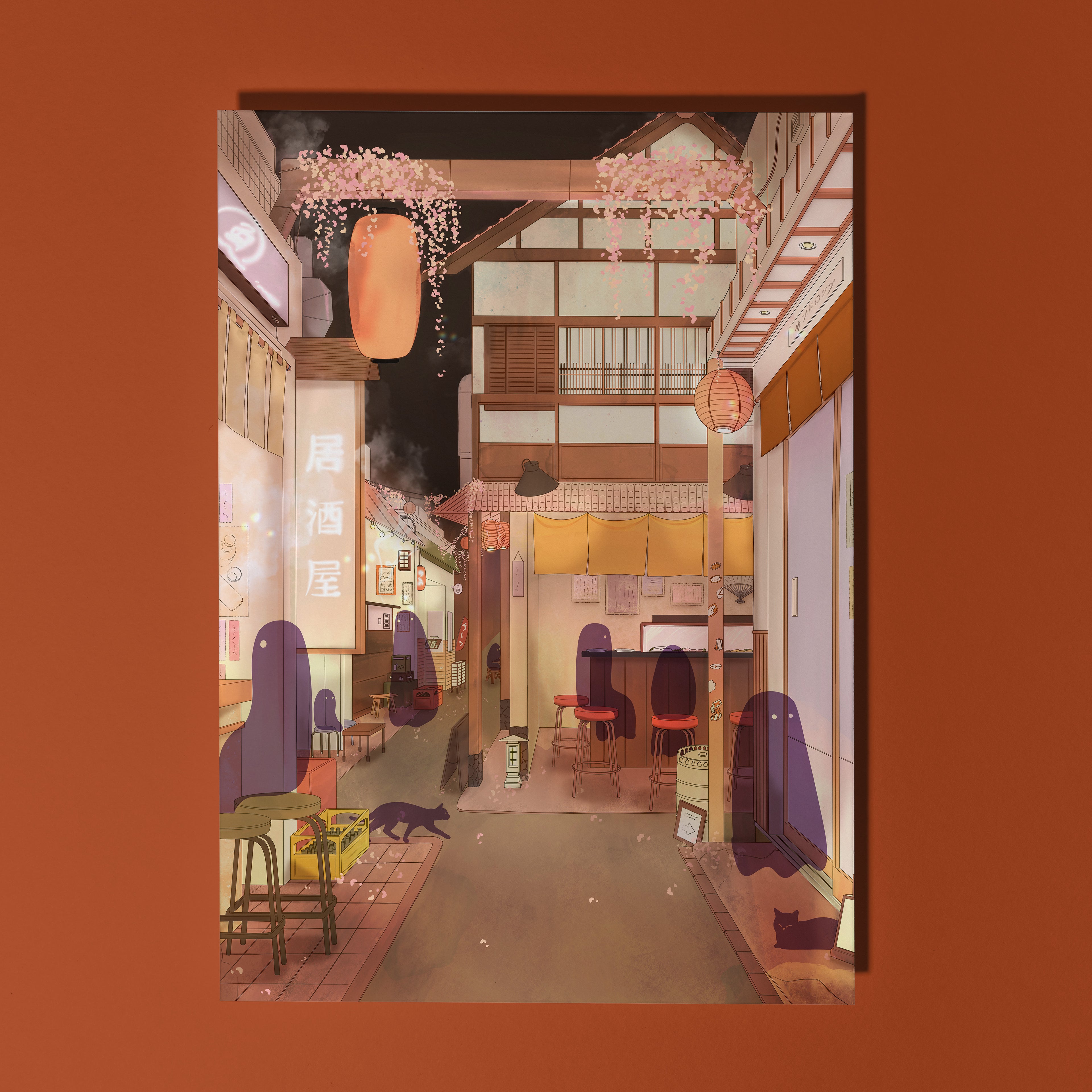 Ghostie Gai Mini Print