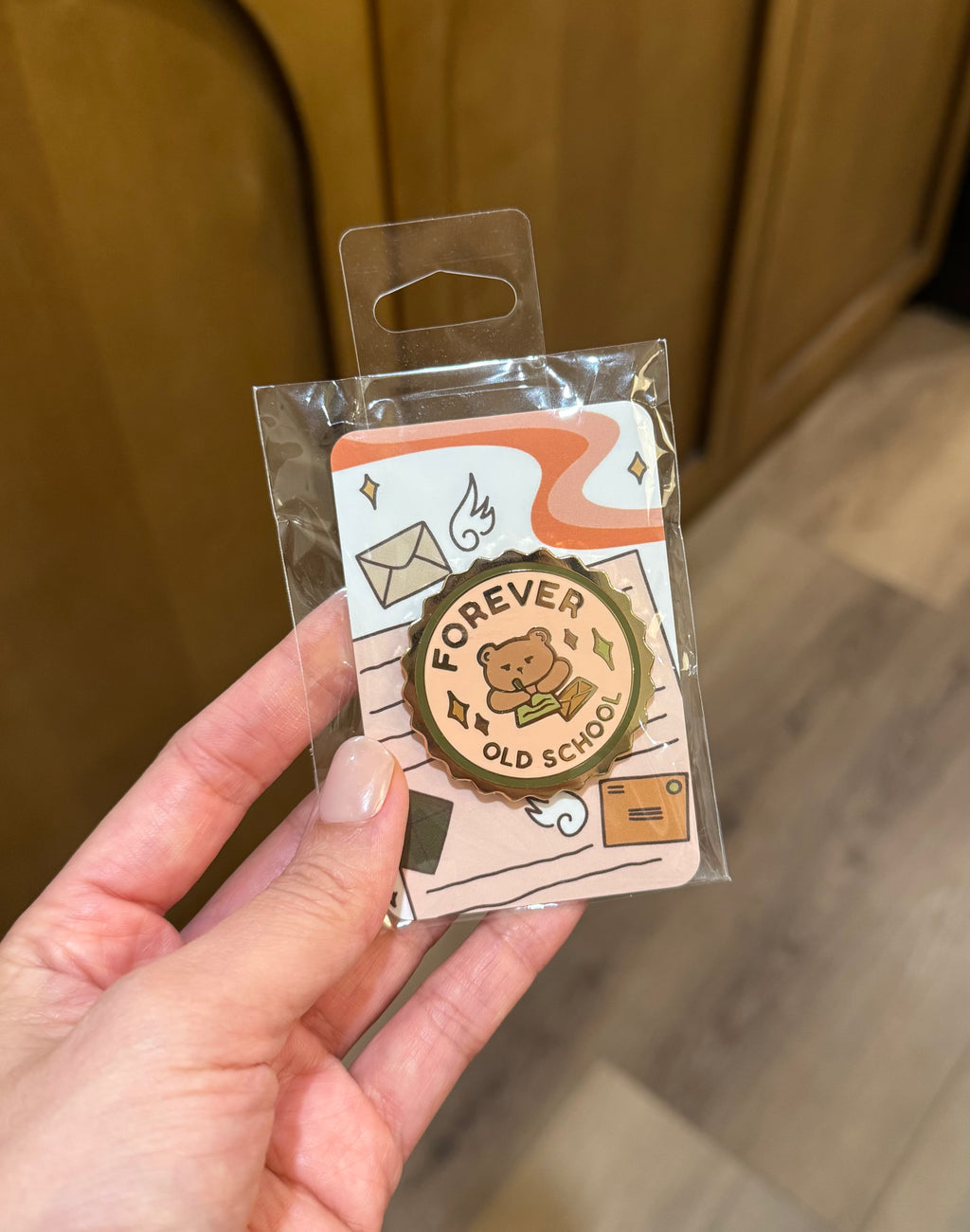 Forever Old School Pin