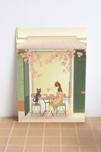 Kiki and Jiji Take a Delivery Break Mini Print