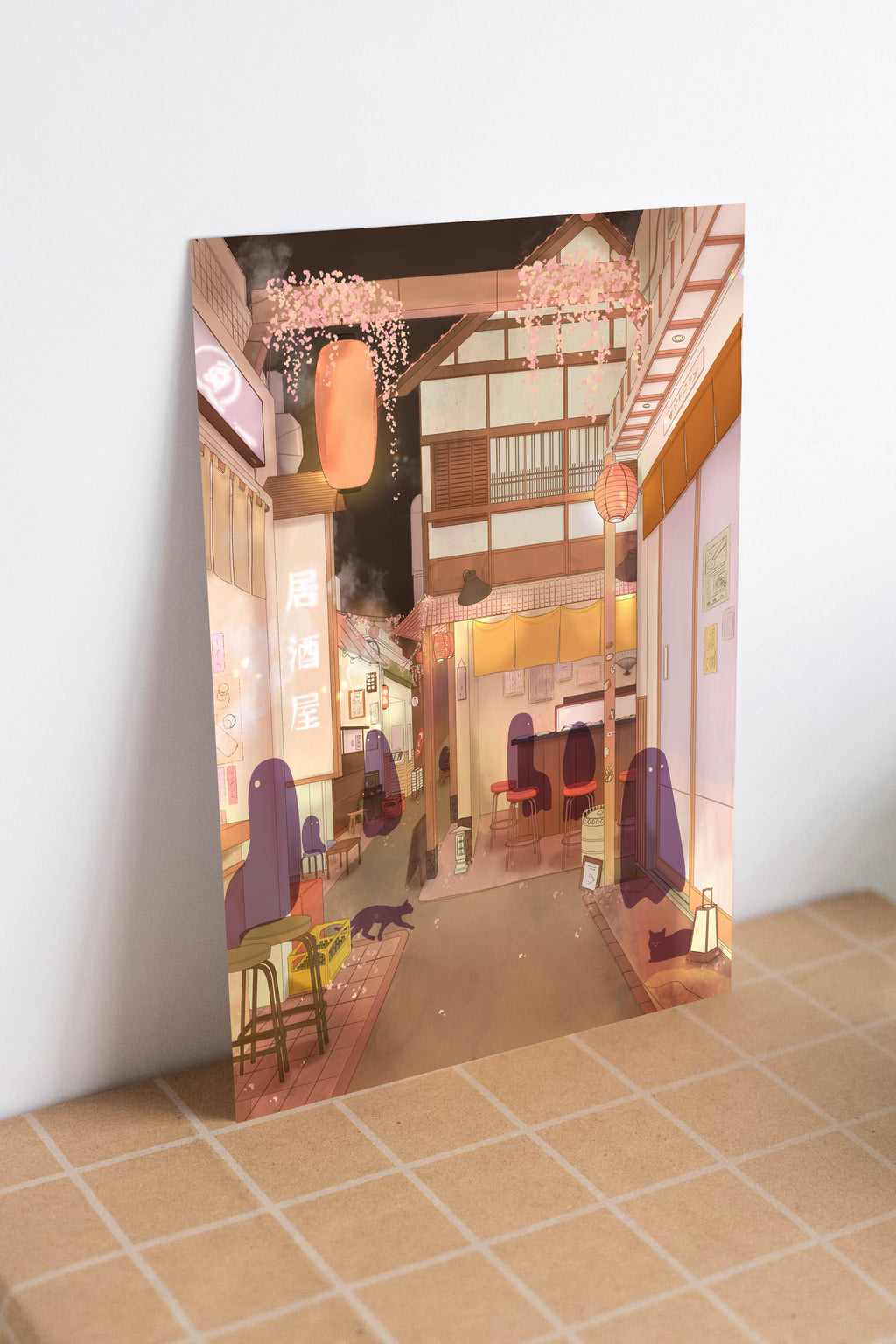 Ghostie Gai Mini Print