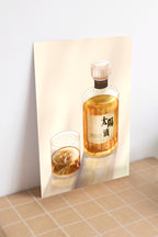Sundroplet Whiskey Mini Print