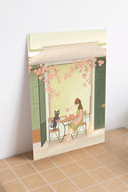 Kiki and Jiji Take a Delivery Break Mini Print