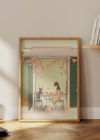 Kiki and Jiji Take a Break Poster