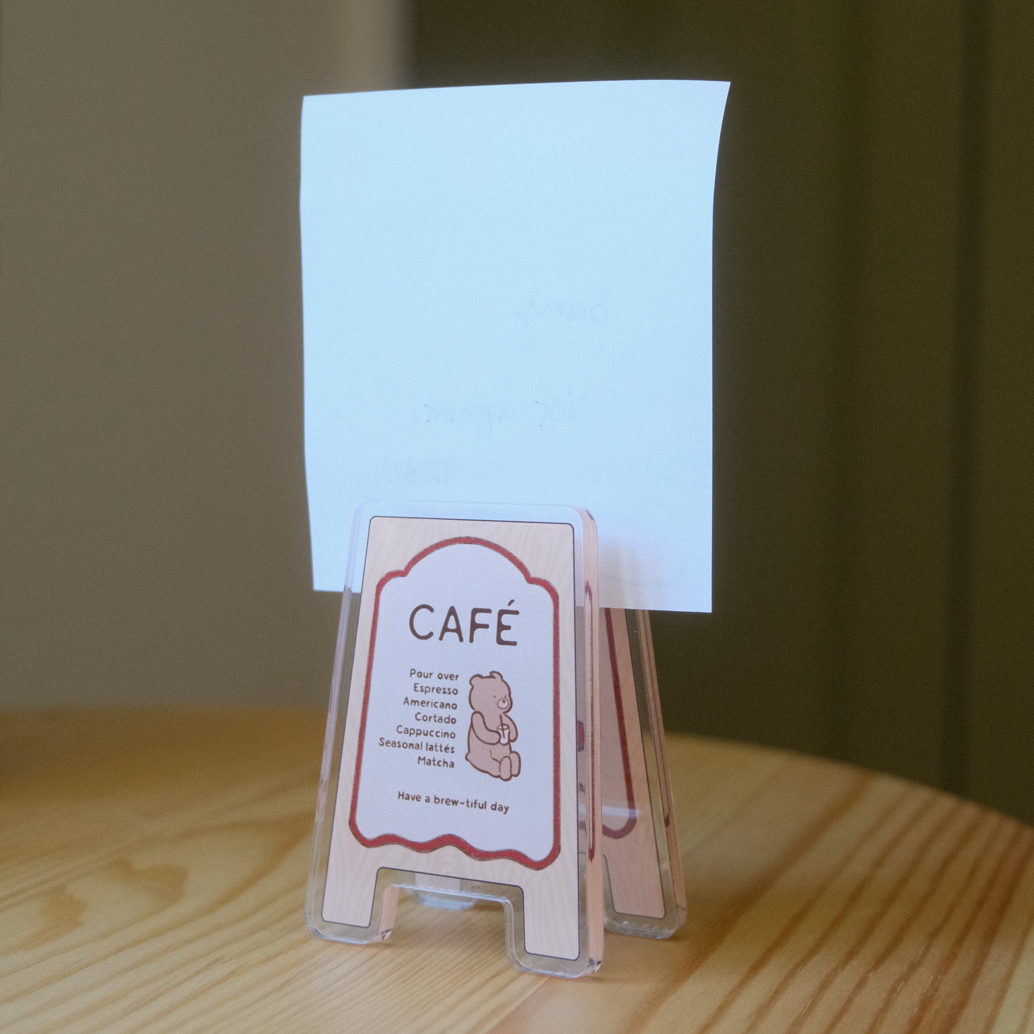 Cafe Board Picture Clip