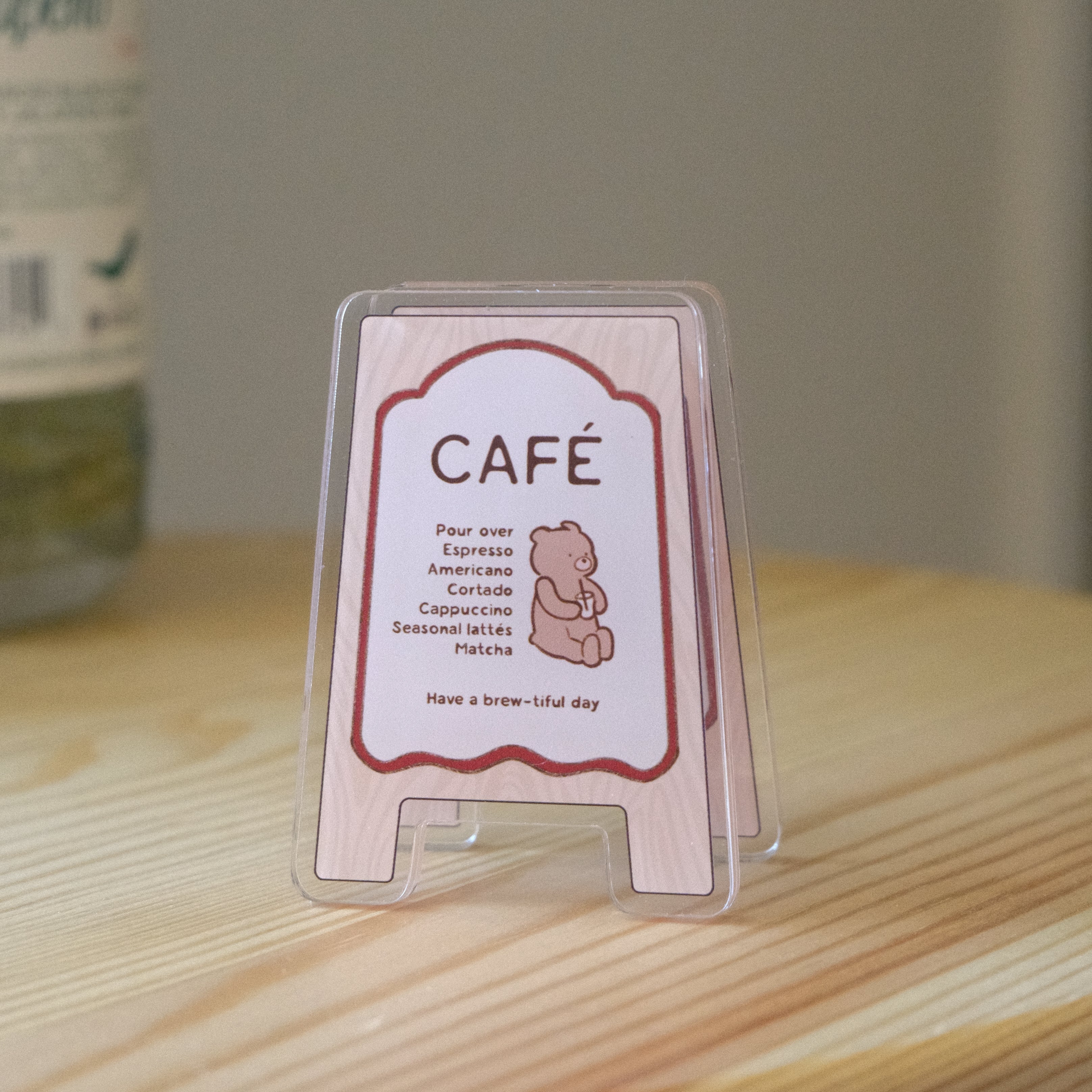 Cafe Board Picture Clip