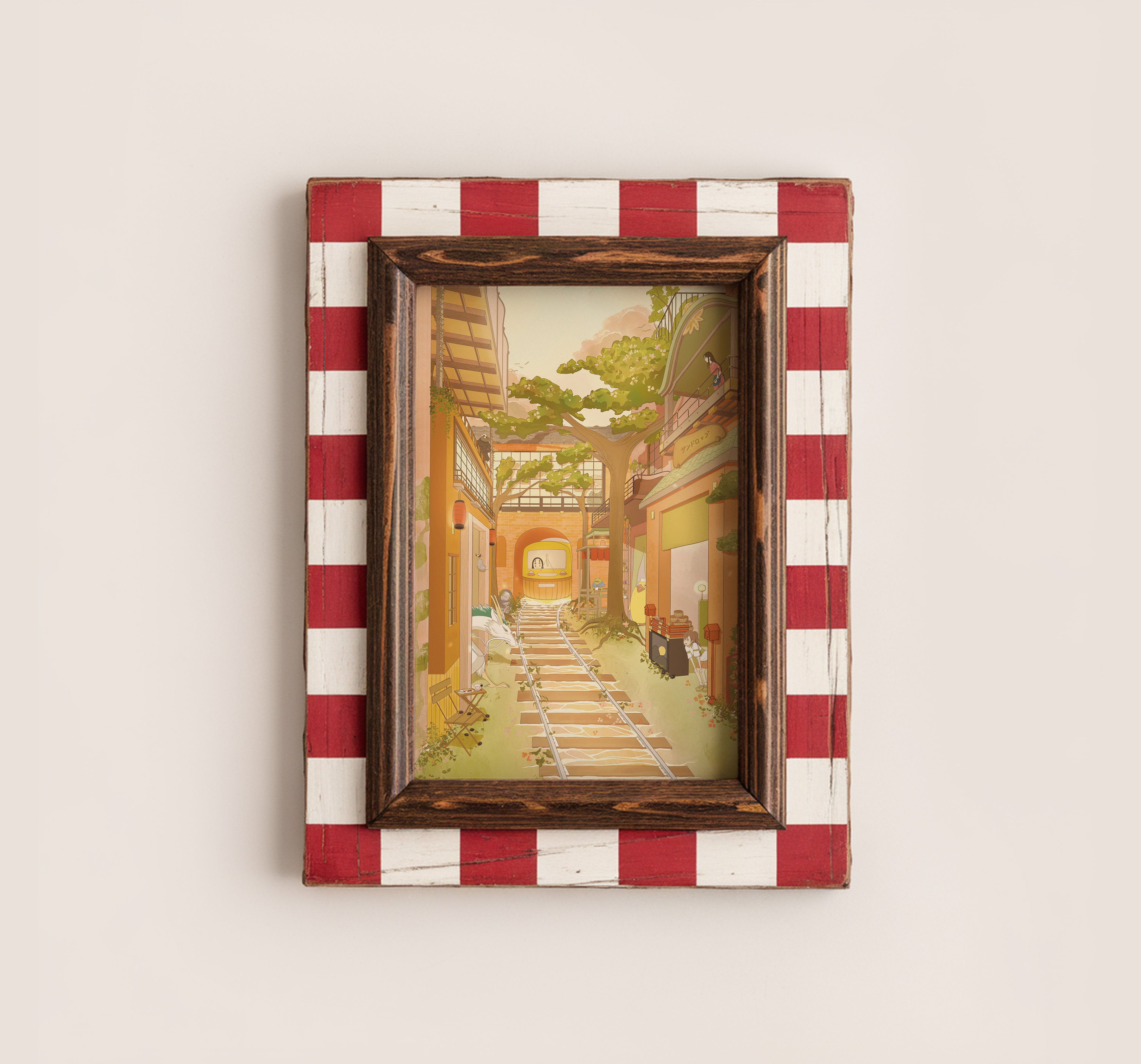 Spirited Train Mini Print