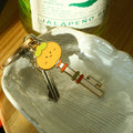 Persimmon Fruit Key Chain