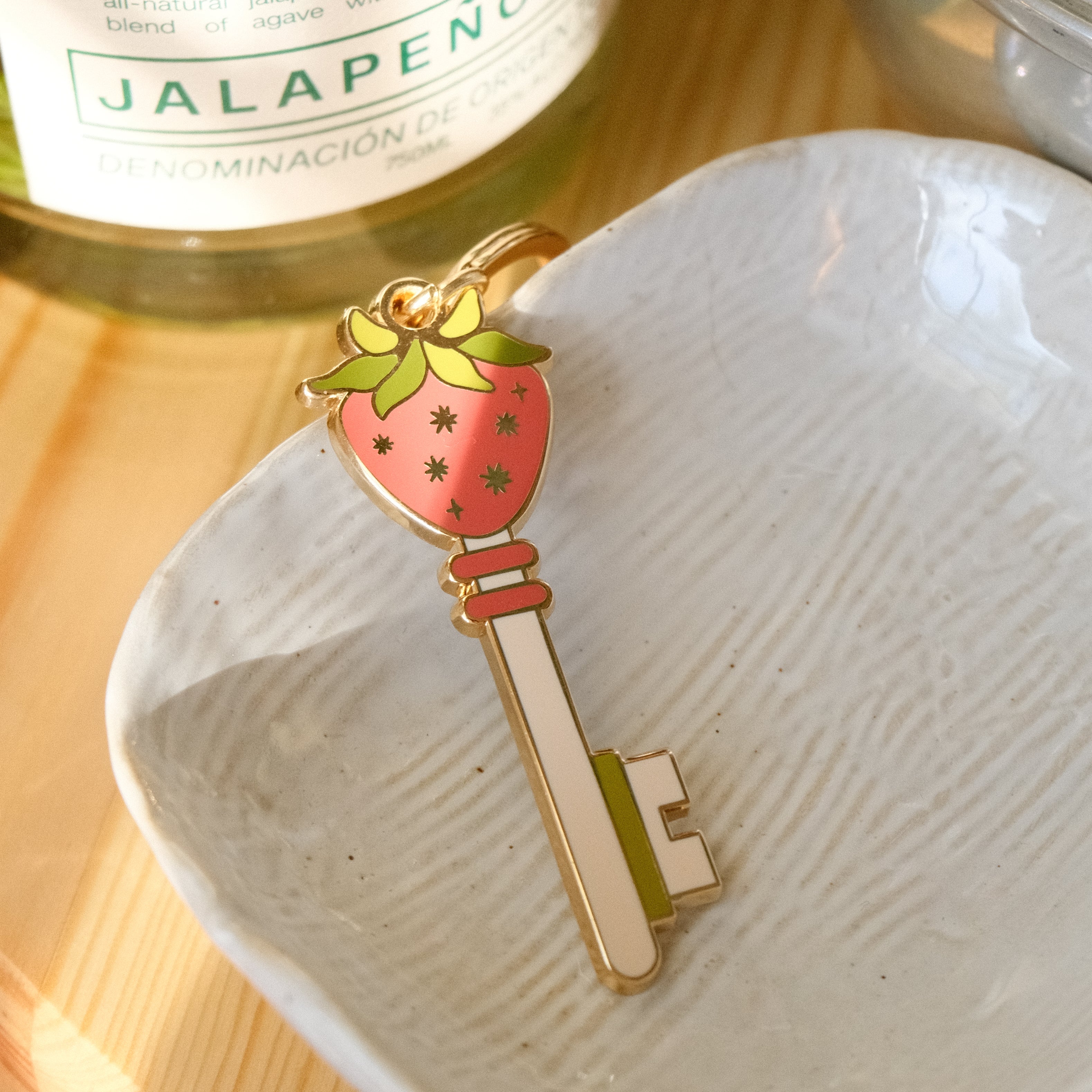 Strawberry Fruit Key Chain