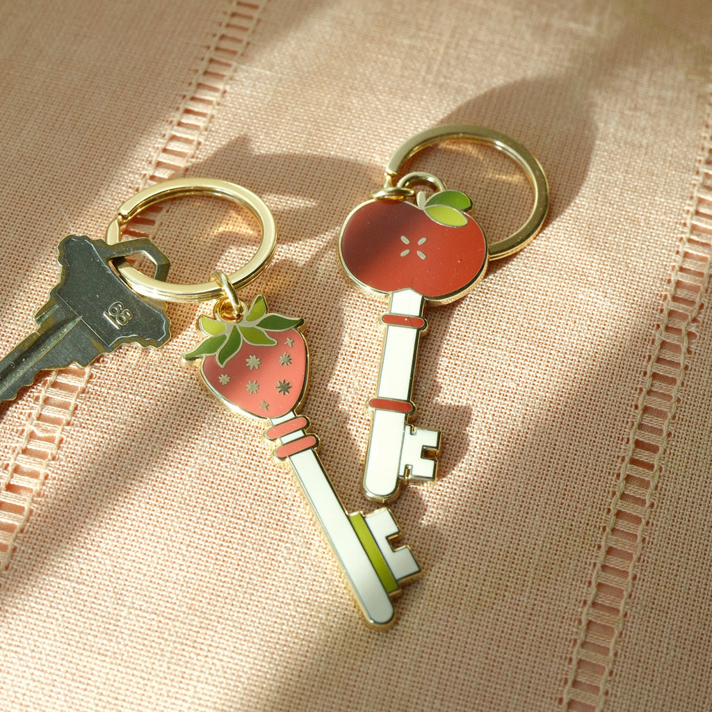 Strawberry Fruit Key Chain