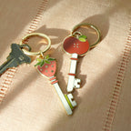 Strawberry Fruit Key Chain