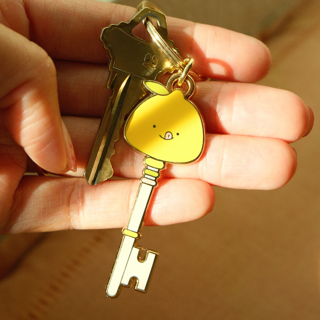 Pomelo Fruit Key Chain