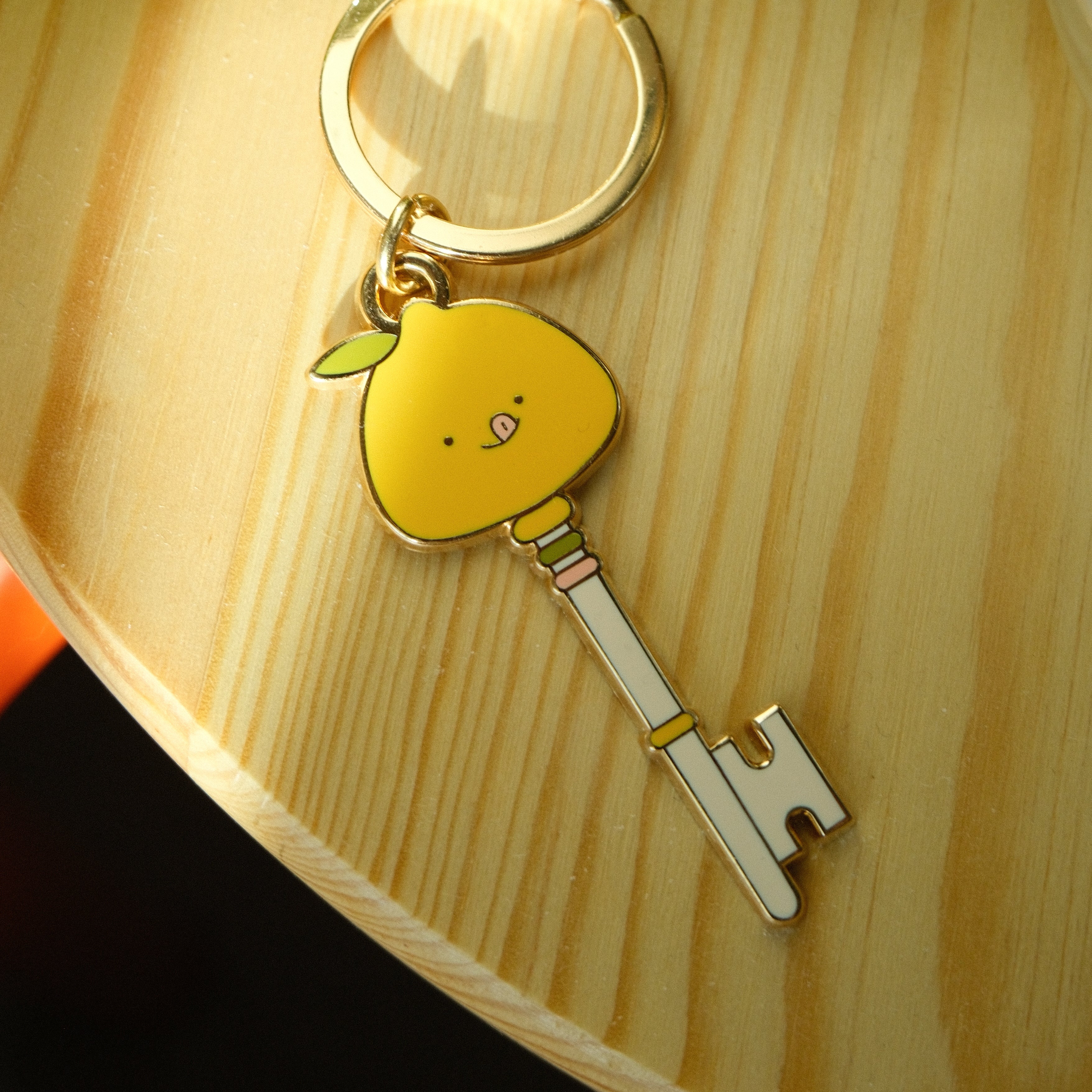Pomelo Fruit Key Chain