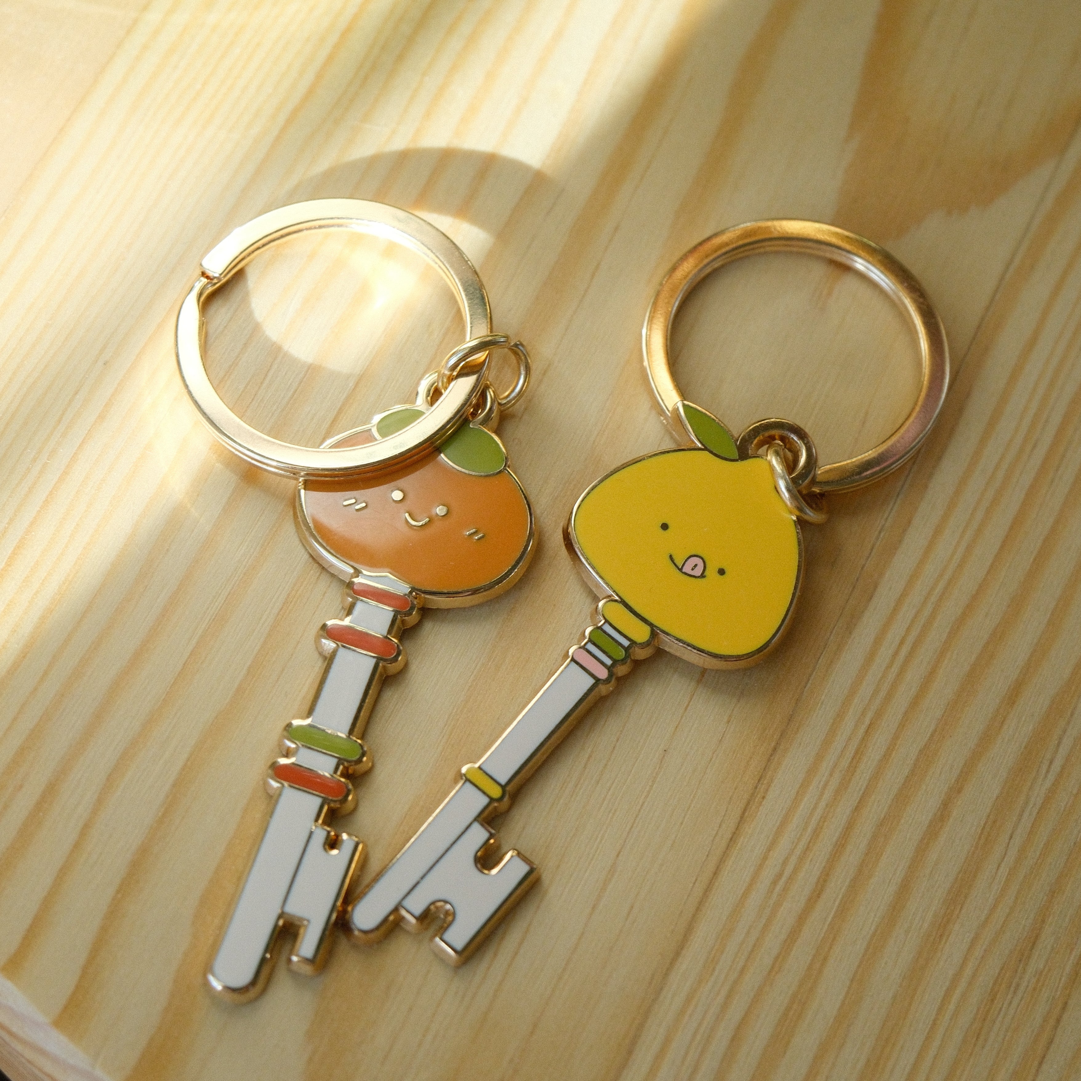 Pomelo Fruit Key Chain