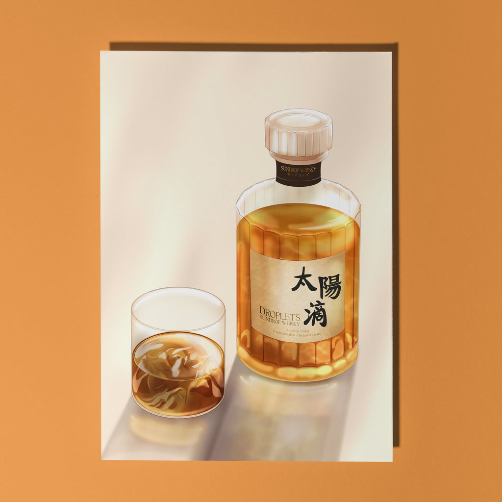 Sundroplet Whiskey Mini Print