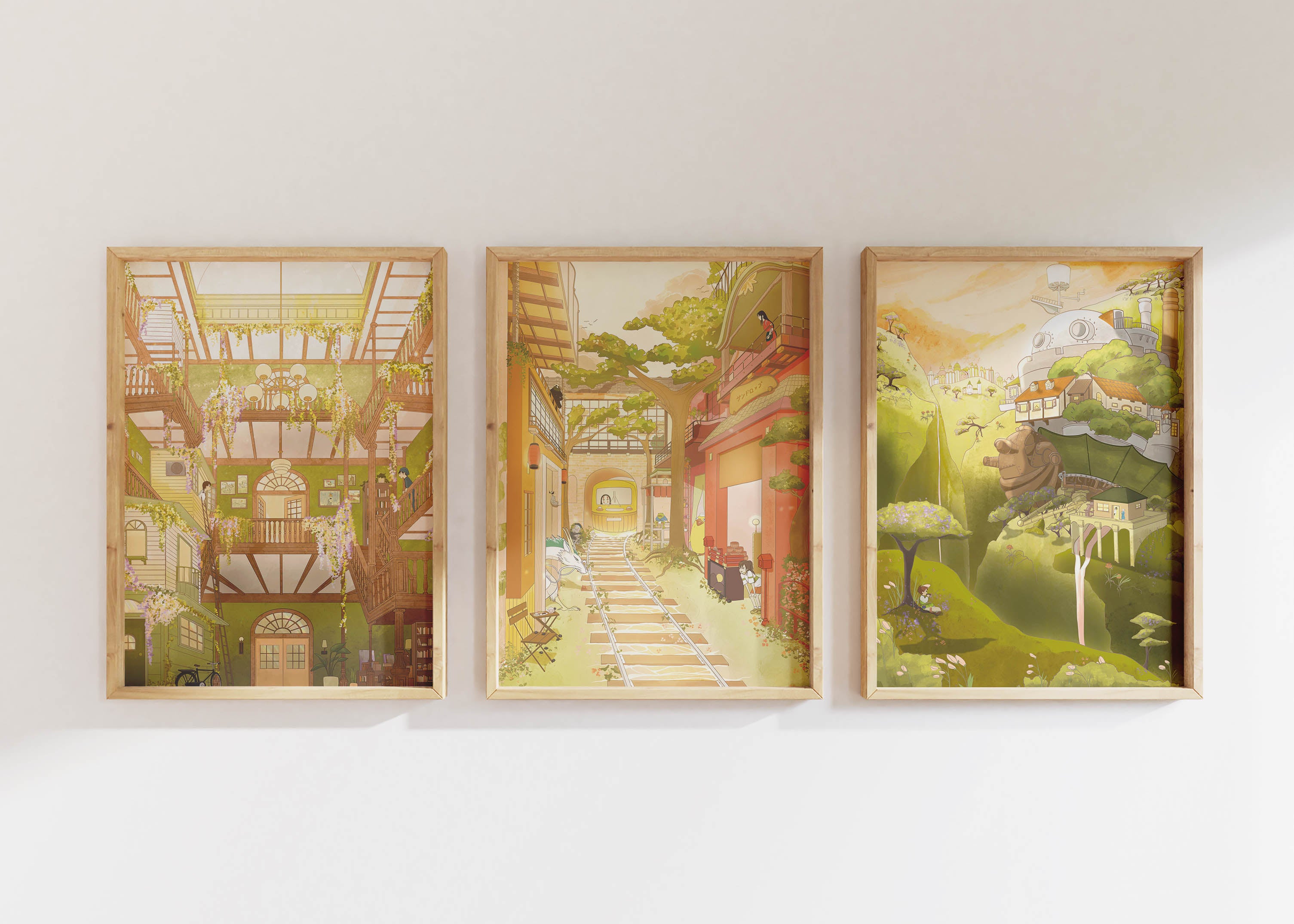 Spirited Train Poster