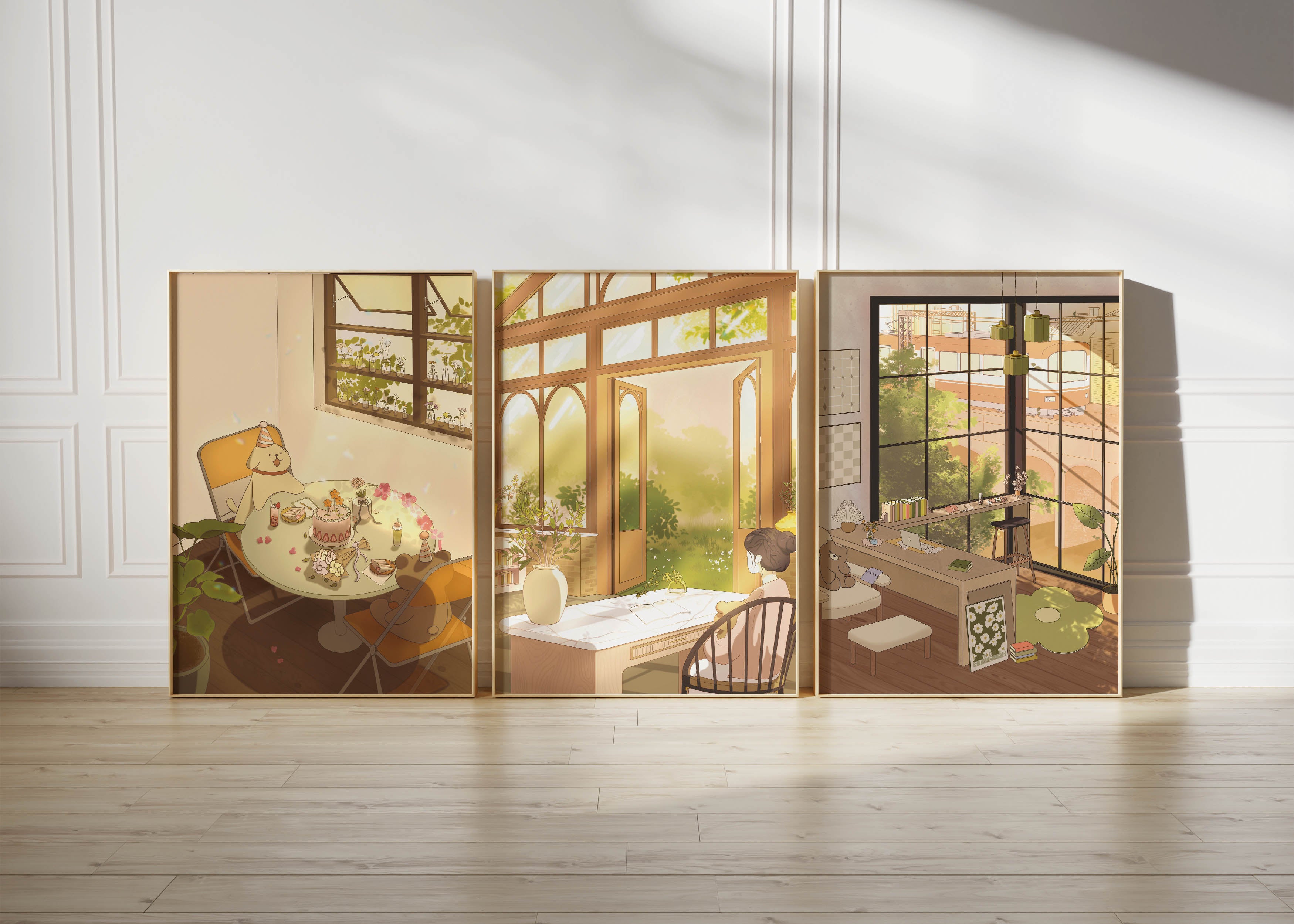 Cozy Study Corner Poster