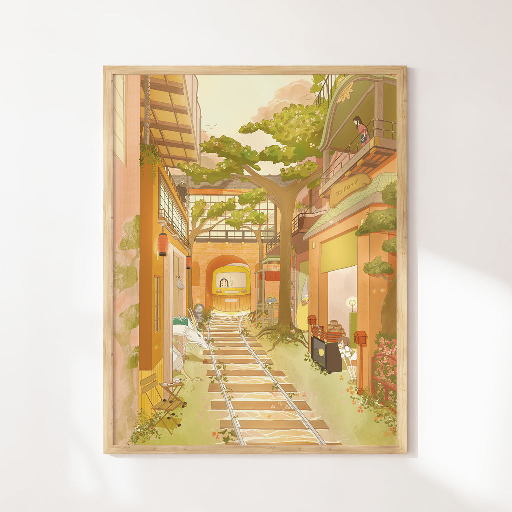 Spirited Train Poster