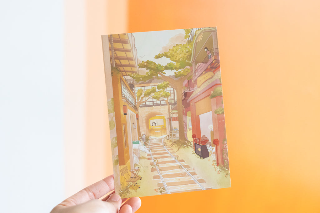 Spirited Train Mini Print