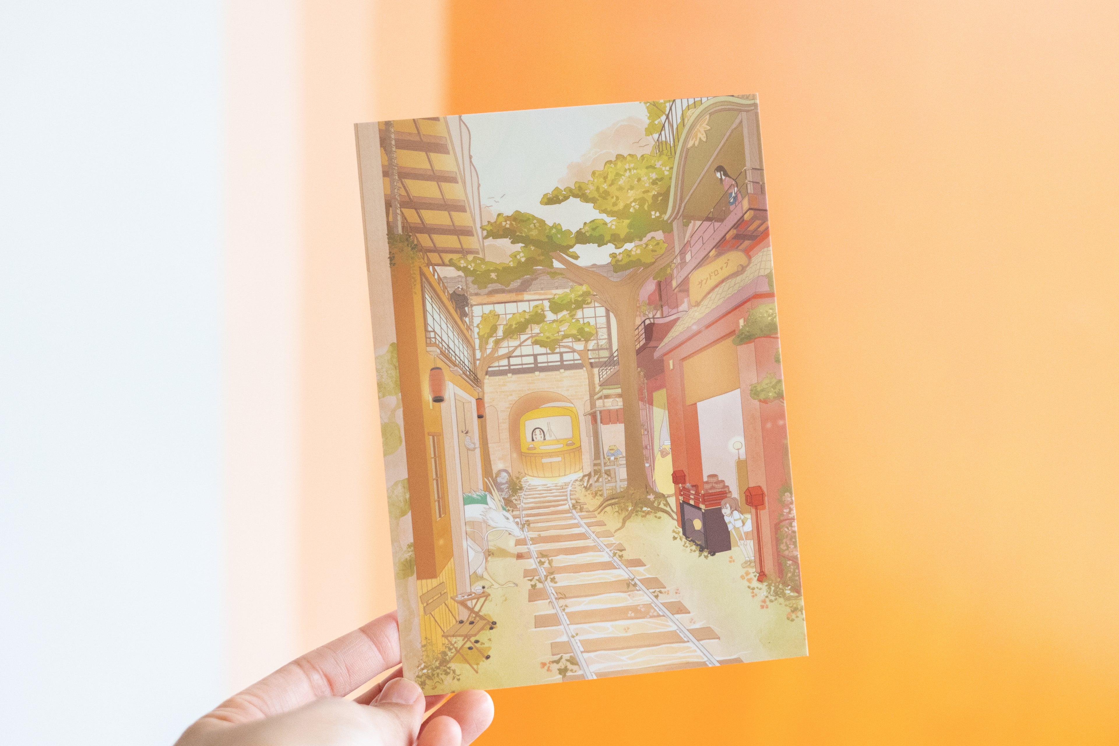 Spirited Train Mini Print